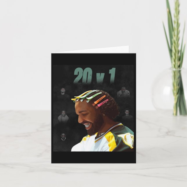 Cartão Adesivo Drake 20 V 1 (Frente)