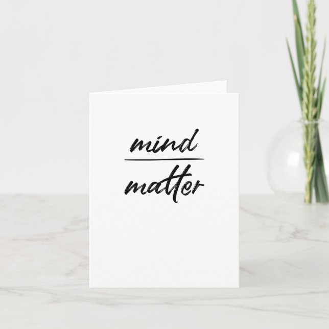 Cartão Adesivo Mental (Frente)