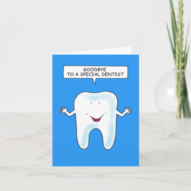 Cartão Adeus a Dentista Especial (Frente)