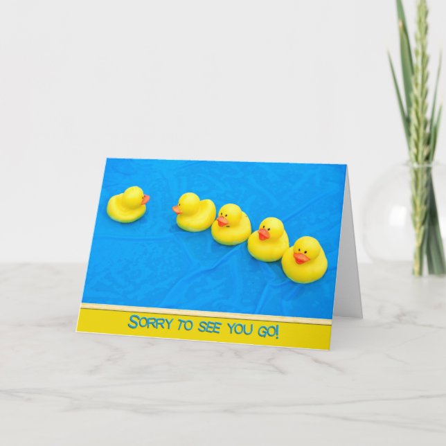 Cartão Adeus do Grupo (Frente)