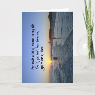 Cartão Adeus Farewell