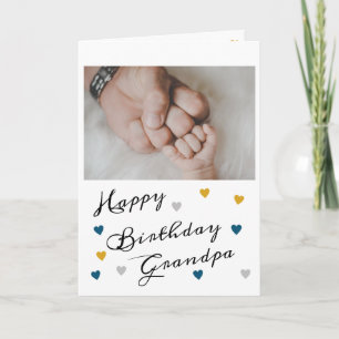 Cartão Adicionar Foto Feliz Aniversário Vovô
