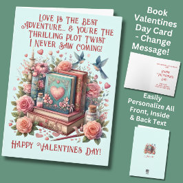 Cartão Adicionar Nomes, O Amor É A Melhor Aventura, Namor