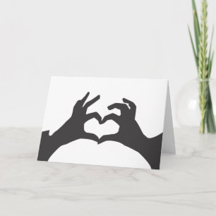 Cartão ADICIONAR SEU PRÓPRIO TEXTO AMOR Coração