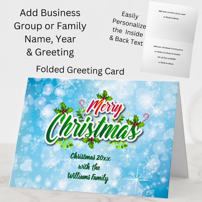 Cartão Adicionar Texto do Nome da Família Correspondente  (Criador carregado)