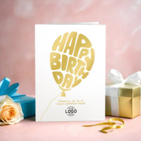 Adicione logotipo Dourado Letoração Balão Comercia