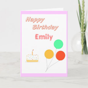 Cartão Adicione nome (e idade para criança)