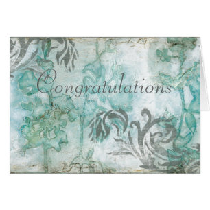 Cartão Adicione seu nome   Placa de Flor III não embeleza