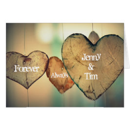 Cartão Adicione sua mensagem de "amor" a esta placa perso