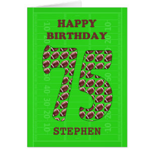 Cartão Adicione Um Nome 75º Aniversário