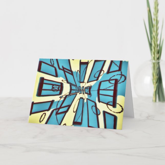 Cartão Adjust Your Screen (Frente)