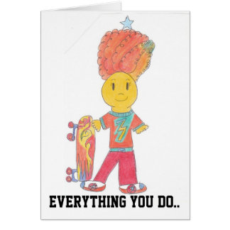 Cartão Admiração de electrificação