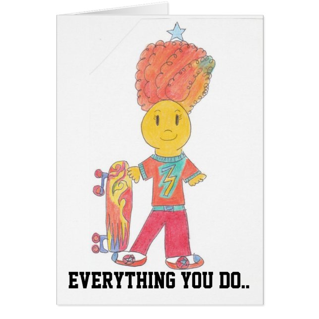 Cartão Admiração de electrificação (Frente)