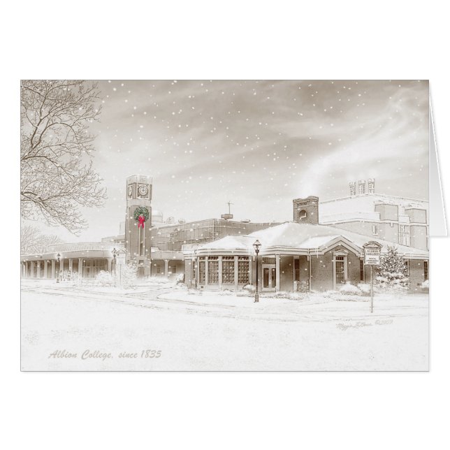 Cartão Admissões & complexo da ciência, faculdade de (Frente Horizontal)