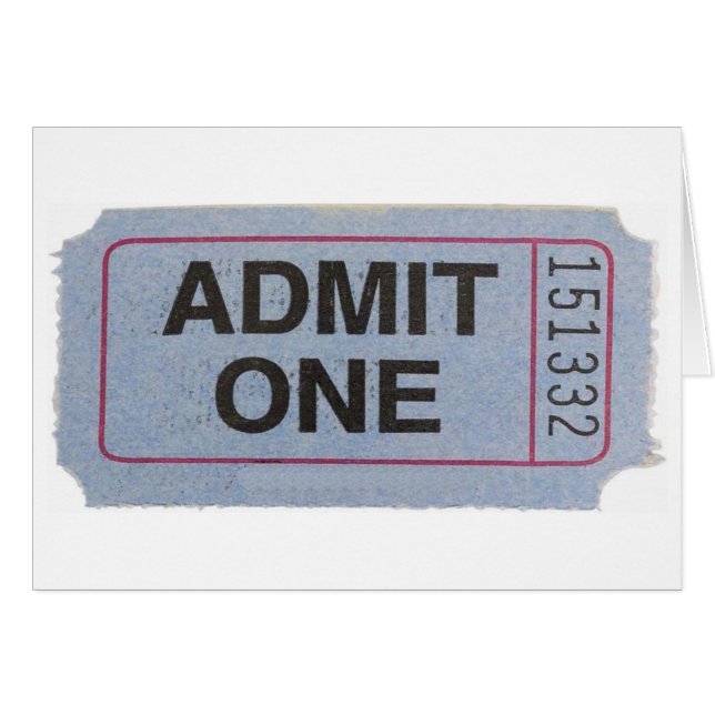 Cartão admita um (Frente Horizontal)