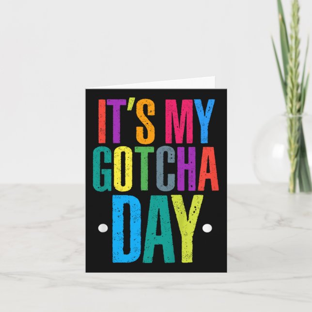 Cartão Adoção de Crianças Filho de Acolhimento Hooray É M (Frente)