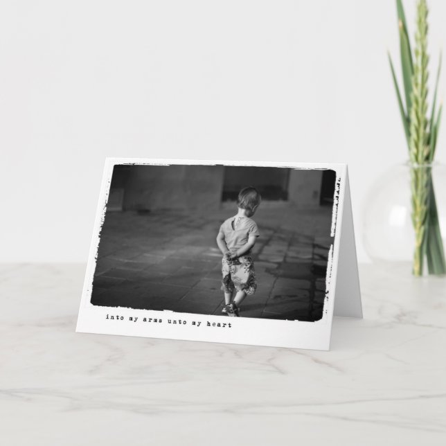 Cartão Adoção Infantil (Frente)