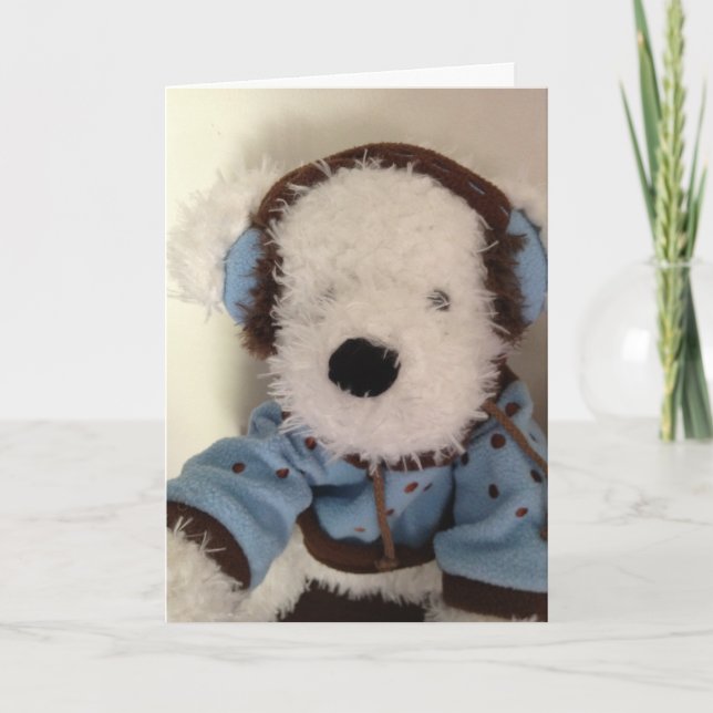 CARTÃO ADOÇÃO O QUE DIVERTIU UM NOVO PEQUENO (Frente)