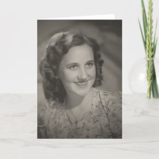 Cartão Adolescente doce