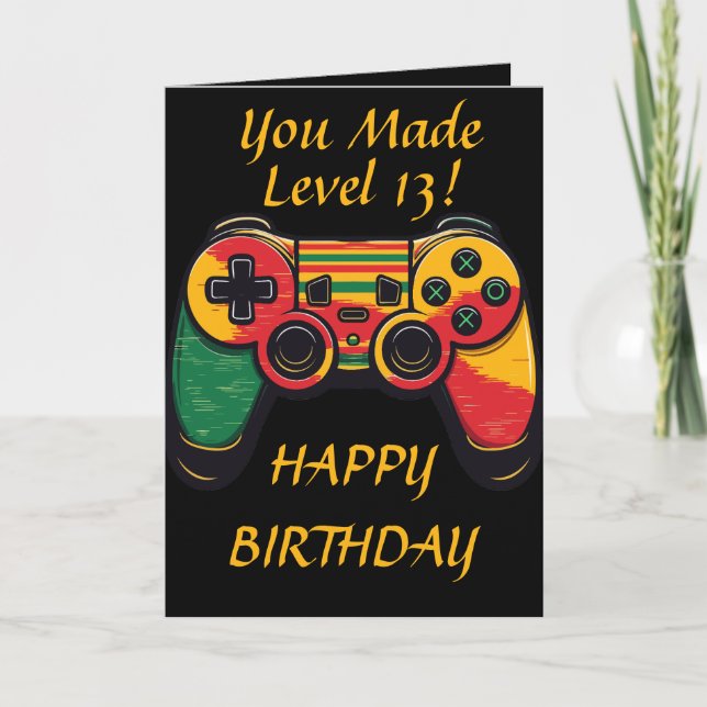 Cartão Adolescente Legal Nível 13 Jogador (Frente)