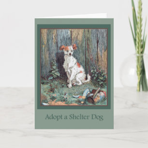 Cartão Adopt a Shelter Dog Card