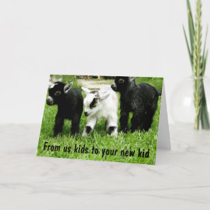 CARTÃO ADOPTION CONGRATS TO YOUR KID FROM US KIDS