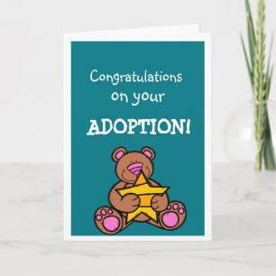 Cartão Adoption congratulations greetings