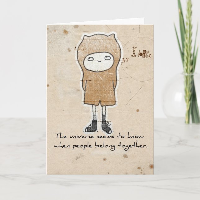 Cartão adoption greeting card (Frente)