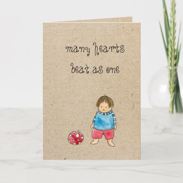 Cartão adoption greeting card (Frente)