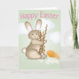Cartão Adorable Bunny Happy Easter