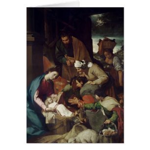 Cartão Adoração dos pastores, 1630