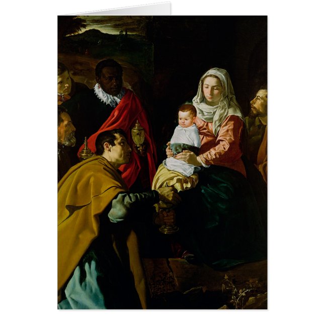 Cartão Adoração dos reis, 1619 (Frente)