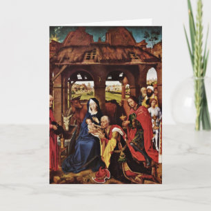 Cartão Adoration Of The Magi By Rogier Van Der Weyden