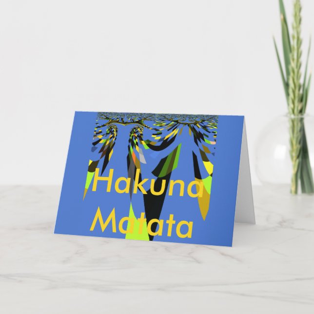 Cartão Adorável Blue African Tribal Motif Pattern Art Imp (Frente)
