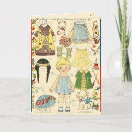 Cartão Adorável Reprodução de Arte Nativa Americana