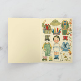 Cartão Adorável Reprodução de Arte Nativa Americana