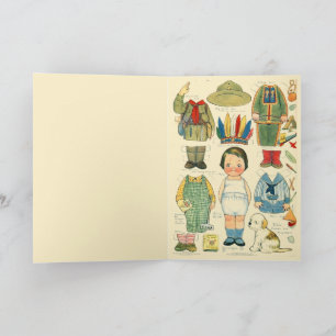 Cartão Adorável Reprodução de Arte Nativa Americana