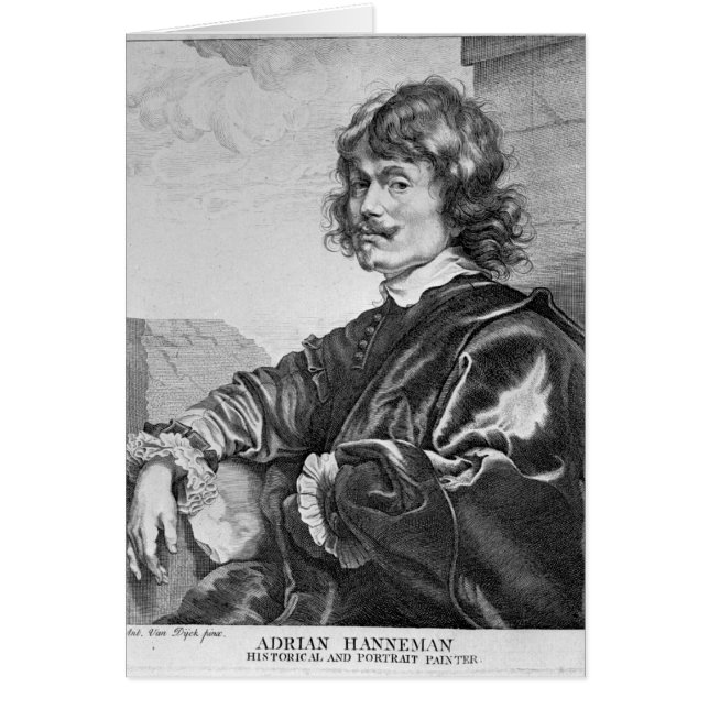 Cartão Adriaen Hanneman (Frente)