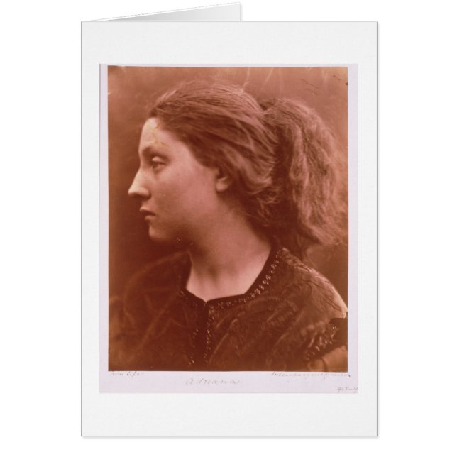 Cartão Adriana (foto sepia) (Frente)