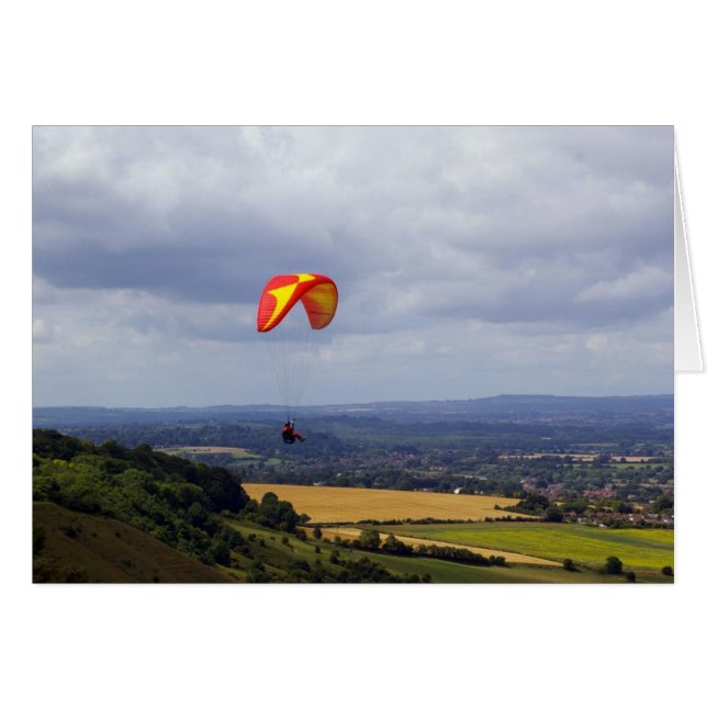 Cartão Adrift no Vento (Frente horizontal)