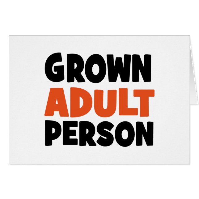 Cartão adulto (Frente Horizontal)