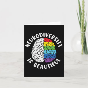 Cartão Adultos Autismo Sensibilização A Neurodiversidade