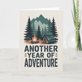 Cartão Adventure Outdoor Birthday Card for men