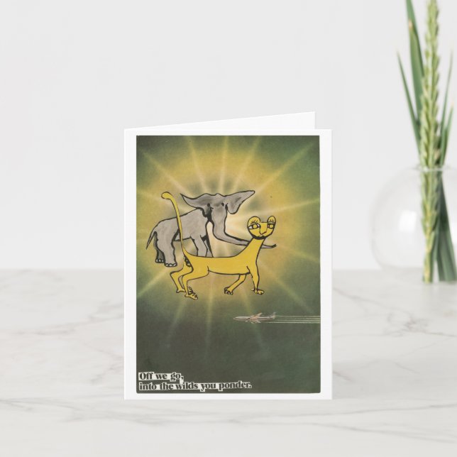 Cartão Adventure Time - (Frente)