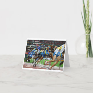 Cartão "Adversity" affirmation note card (blank)