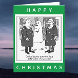 Cartão Advogados Legais e Cartoon Snowman Feliz Natal<br><div class="desc">Feliz Natal para um advogado. Cartão de Natal Legal. Um cartão de Natal com um desenho engraçado com advogados e um boneco de neve. Design de cartão para advogados, solicitadores, empresas legais ou advocacia e profissão jurídica. Um cartão de Natal engraçado para personalizar com seus próprios detalhes e enviar no...</div>