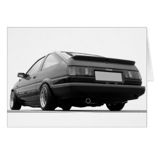 Cartão ae86 hachi corolla toyota sprinter trueno