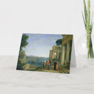 Cartão Aeneas and Dido in Carthage, 1675