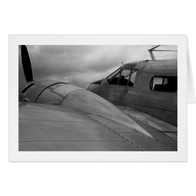 Cartão Aeronave Vintage nº 03 (Frente Horizontal)