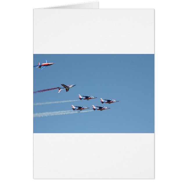 Cartão Aeronaves da França (Frente)